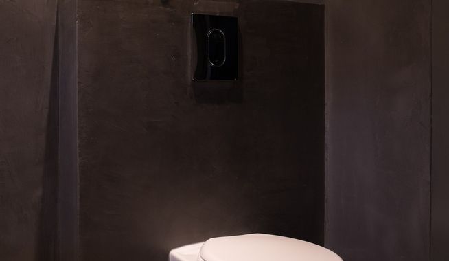 Landelijke badkamervloer