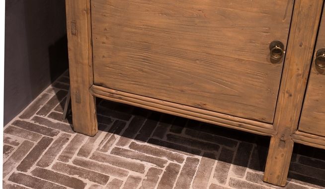 Landelijke badkamervloer