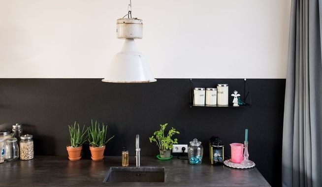 Industriële keuken met oude Waaltjes