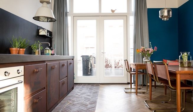 Industriële keuken met oude Waaltjes