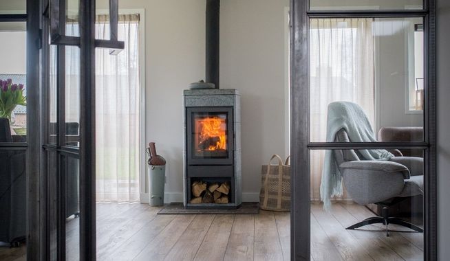 Bestrating rondom kachel